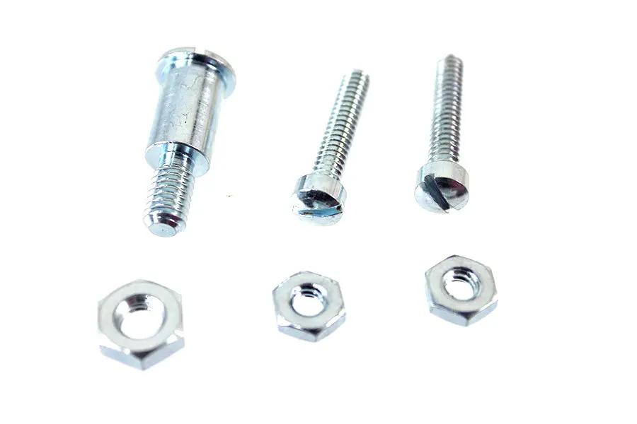 V-Twin Zinc Lever Pivot Screw Set for Harley Davidson FL (1941-1950) by V-Twin
