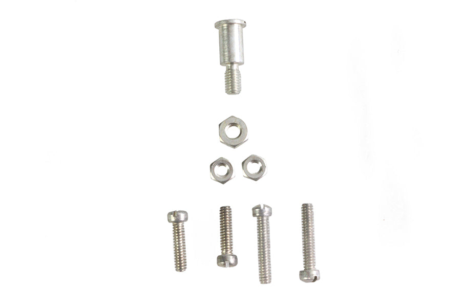 Colony Cadmium Lever Pivot Screw Kit for Harley Davidson FL (1941-1950)