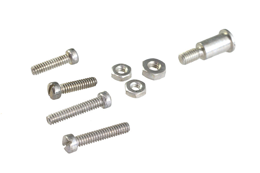 Colony Cadmium Lever Pivot Screw Kit for Harley Davidson FL (1941-1950)