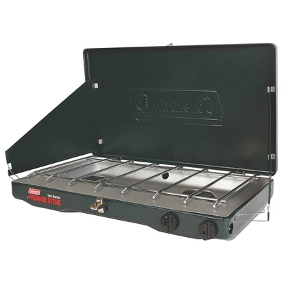 Coleman PerfectFlow 2-Burner Classic Stove - Propane for Camping and Outdoor Cooking