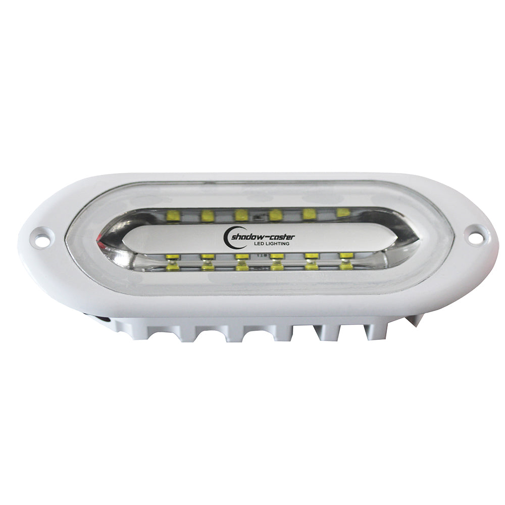 Shadow-Caster SCM-SLF-WBR-WH Flush Mount Spreader Light – White Housing with White/Blue/Red Color Options