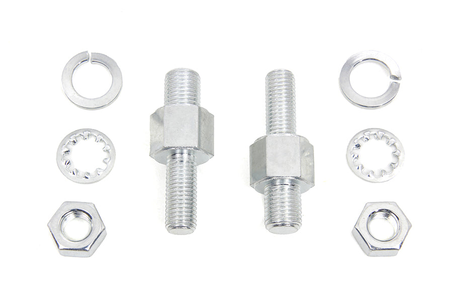 V-Twin Ignition Coil Mount Stud Kit Zinc for Harley Davidson FL (1956-1965)