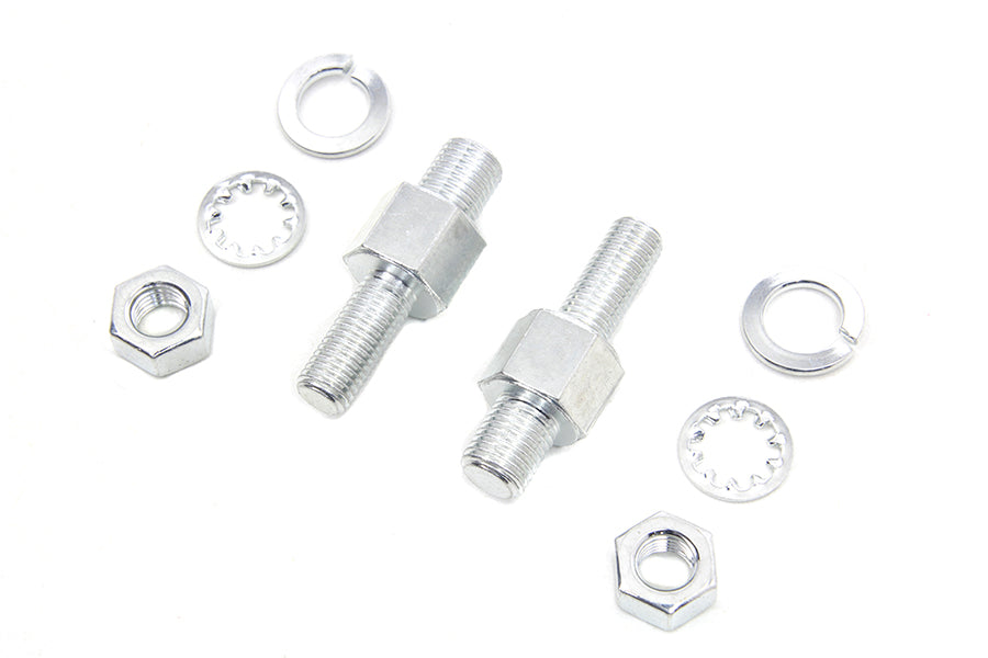 V-Twin Ignition Coil Mount Stud Kit Zinc for Harley Davidson FL (1956-1965)
