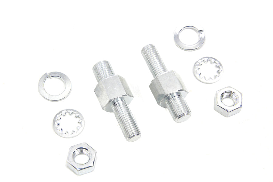 V-Twin Ignition Coil Mount Stud Kit Zinc for Harley Davidson FL (1956-1965)