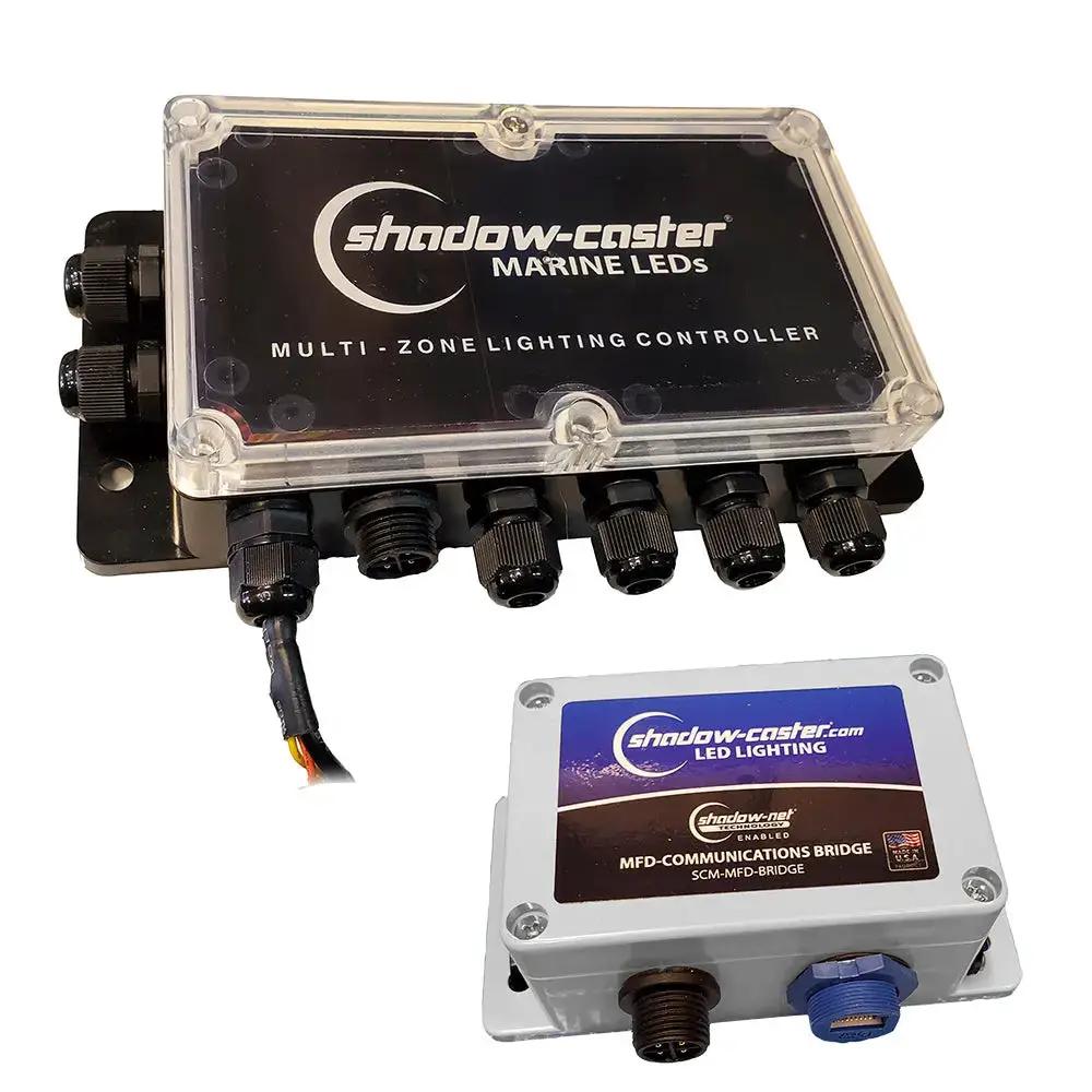 Shadow-Caster LED Lighting SCM-MFD-LC-KIT Ethernet Communications Bridge & Multi-Zone Controller by Shadow-Caster LED Lighting
