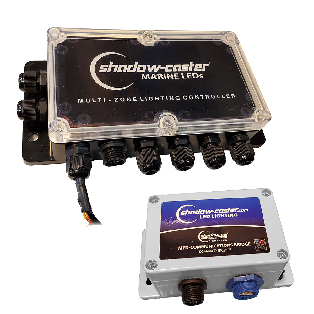 Shadow-Caster LED Lighting SCM-MFD-LC-KIT Ethernet Communications Bridge & Multi-Zone Controller