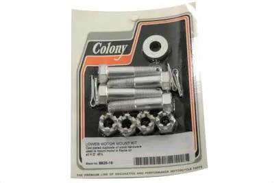 Colony Motor Mount Bolt Cadmium for Harley Davidson Side Valve Models - Kit by Colony