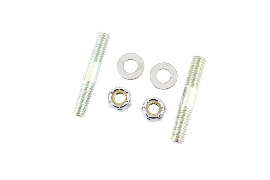 Colony Fork Slider Bottom Cap Stud and Nut Kit for Harley Davidson FL Models