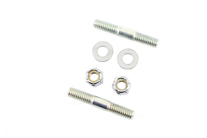 Colony Fork Slider Bottom Cap Stud and Nut Kit for Harley Davidson FL Models