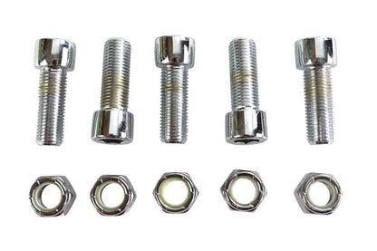 Colony Sprocket Bolt and Nut Kit for Harley Davidson FL - 7/16 inch-20 x 1-1/4 inch Allen Style by Colony