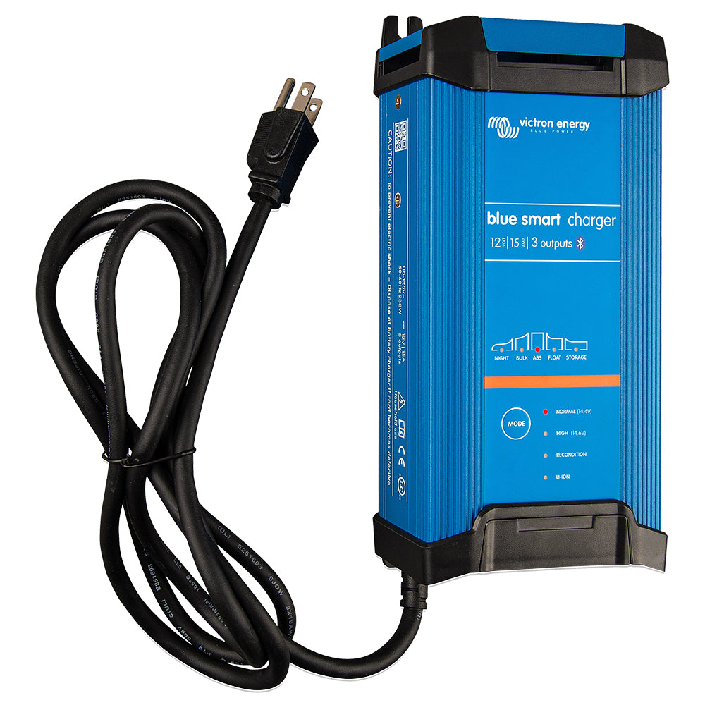 Victron Energy Blue Smart IP22 12V DC 15A 3 Bank Charger with Bluetooth – Dry Mount