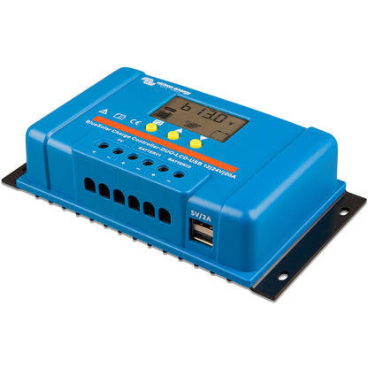 Victron Energy BlueSolar PWM Charge Controller (DUO) LCD & USB Charge Control - 12/24VDC - 20A