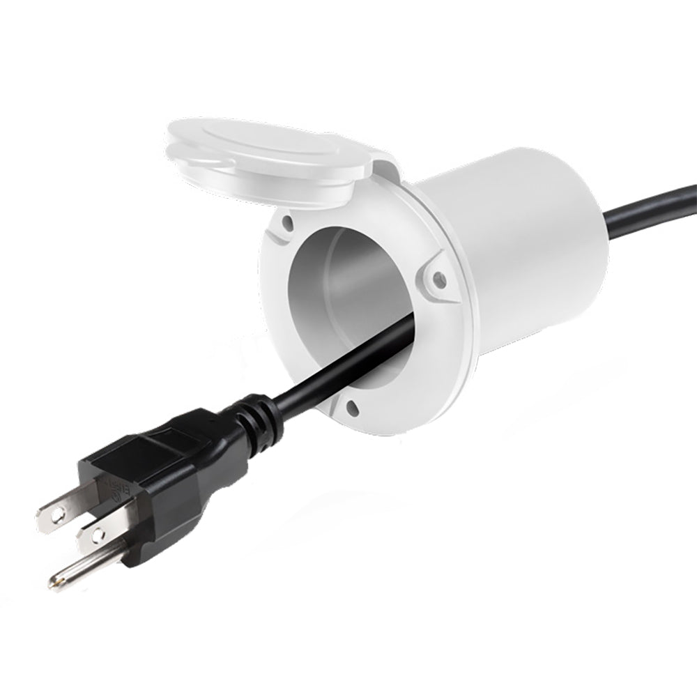 Guest AC Universal Plug Holder - White (Part Number: 150PHW)