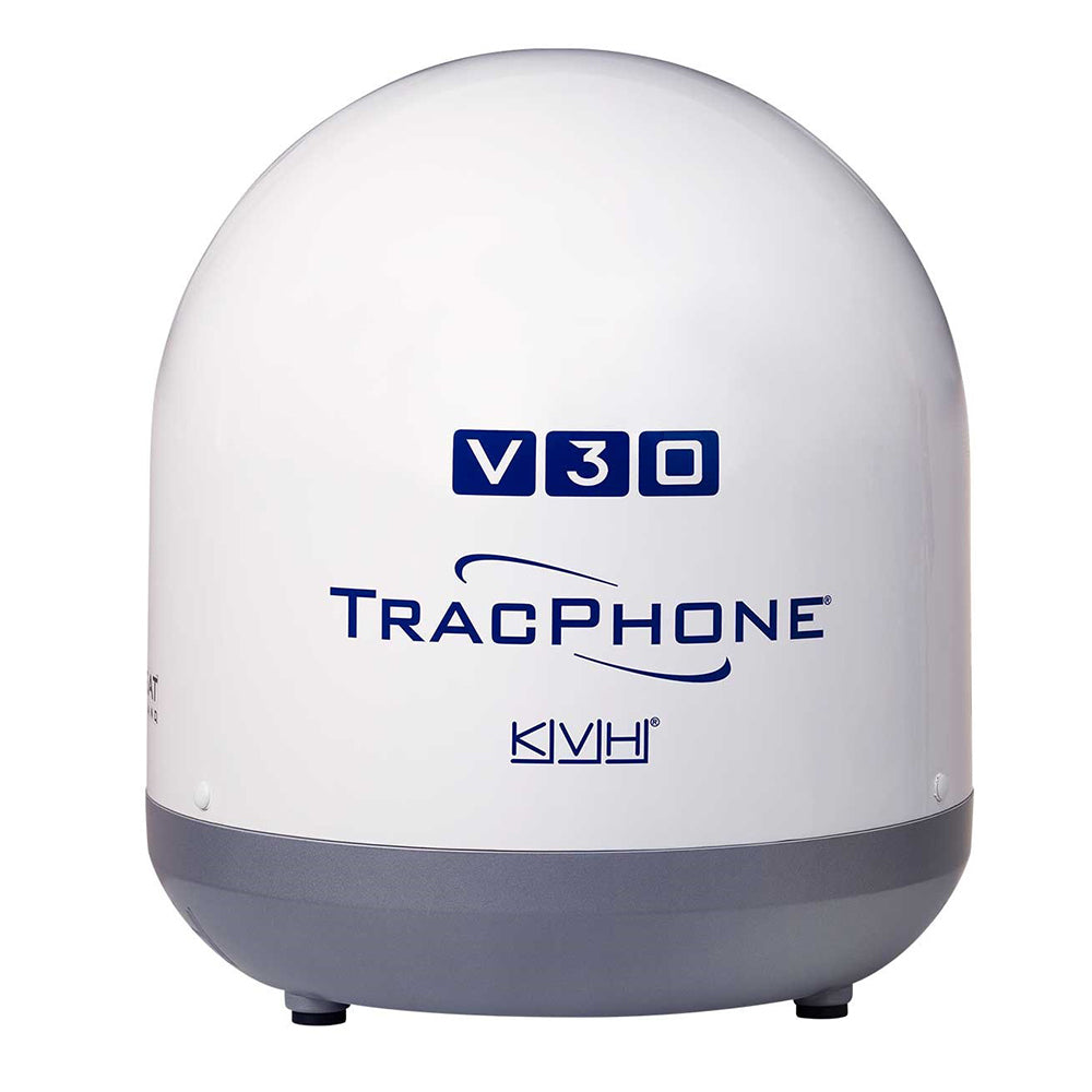 KVH TracPhone V30 with DC-BDU – Compact Marine Satellite System for Global Connectivity
