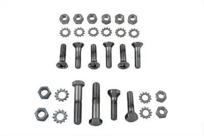 Colony Rear Fender Strut Stock Chrome Bolt Kit for Harley Davidson FL Models by Colony