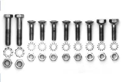 Colony Rear Fender Strut Stock Chrome Bolt Kit for Harley Davidson FL Models by Colony