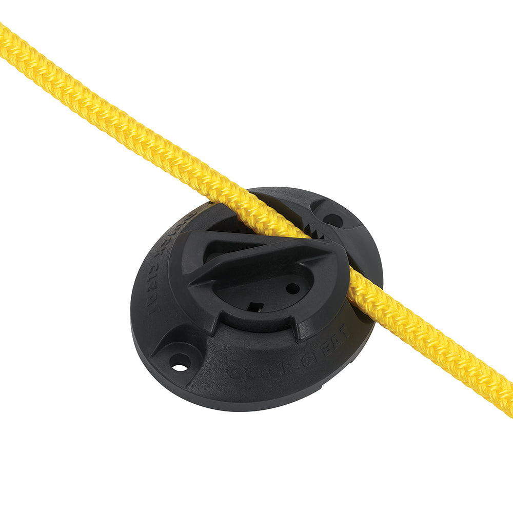Barton Marine Quick Cleat 5/16 inch Black - Easy Rope Securing Solution