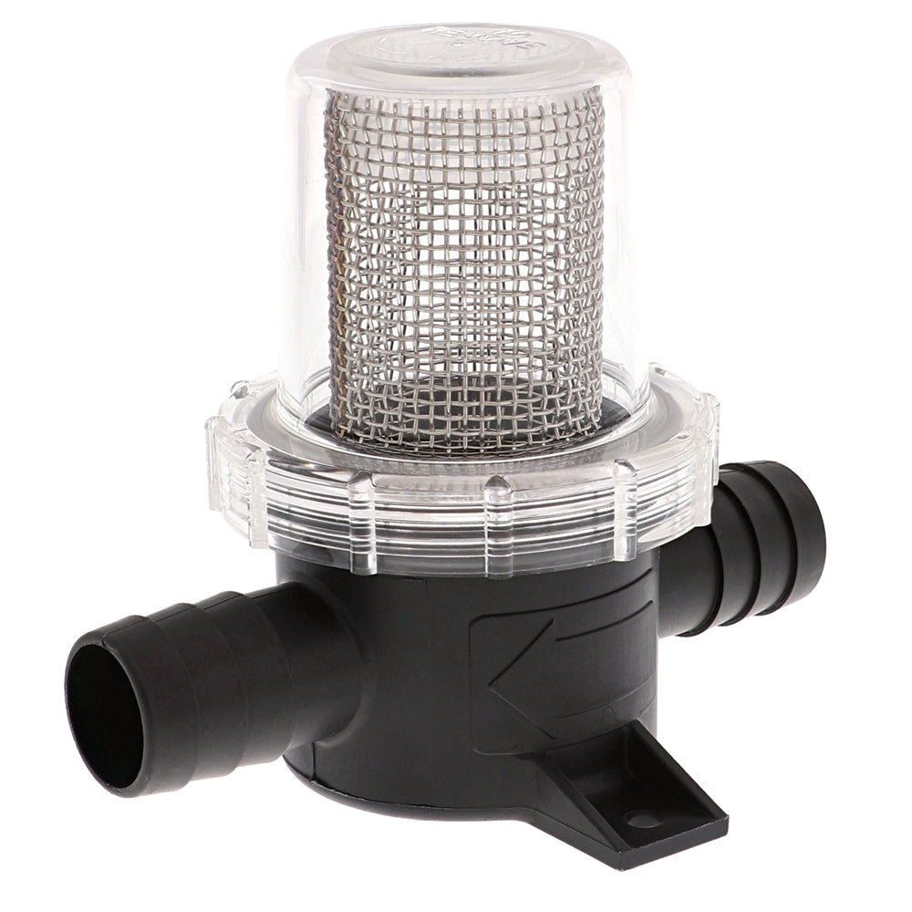 Jabsco Pumpgard In-Line Strainer 3/4 Inch Hose - 40 Mesh for Water Pumps