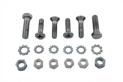 Colony Rear Fender Strut Bolt Kit Chrome for Harley Davidson XL Models by Colony