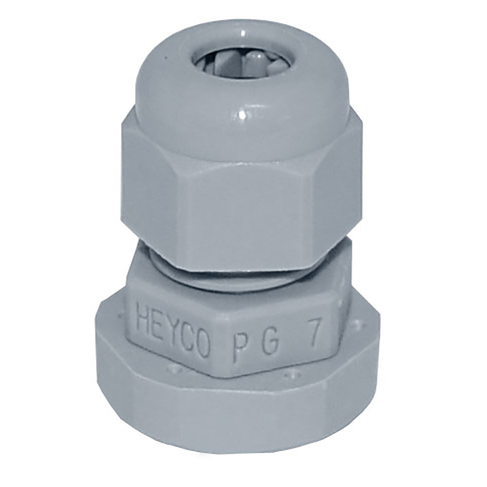 Blue Sea Systems 3124 Small Cable Gland for #14 to #10 Wire, PG7 Enclosure Gland