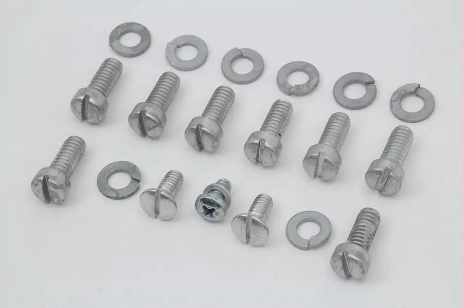 Colony Primary Cover Screw Kit with Cadmium Finish for Harley Davidson XLCH by Colony