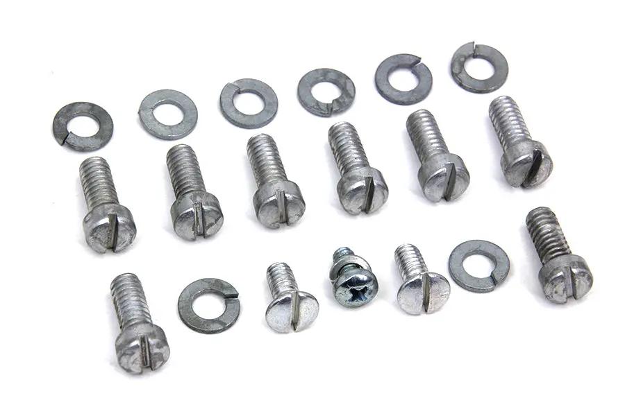 Colony Primary Cover Screw Kit with Cadmium Finish for Harley Davidson XLCH by Colony