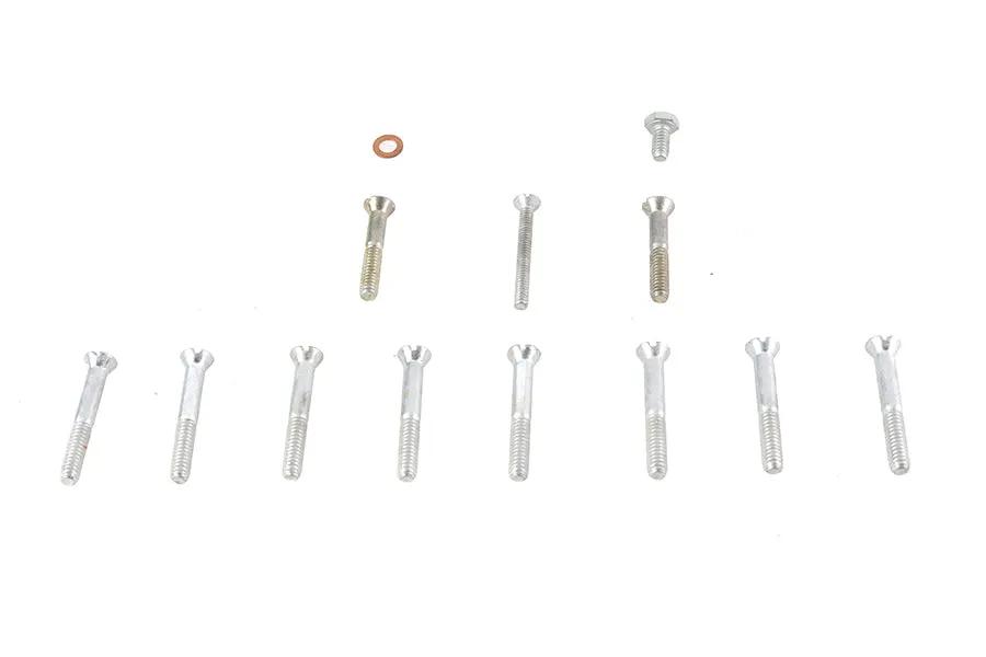 Colony Stock Primary Screw Kit with Cadmium Finish for Harley Davidson XLH Models by Colony
