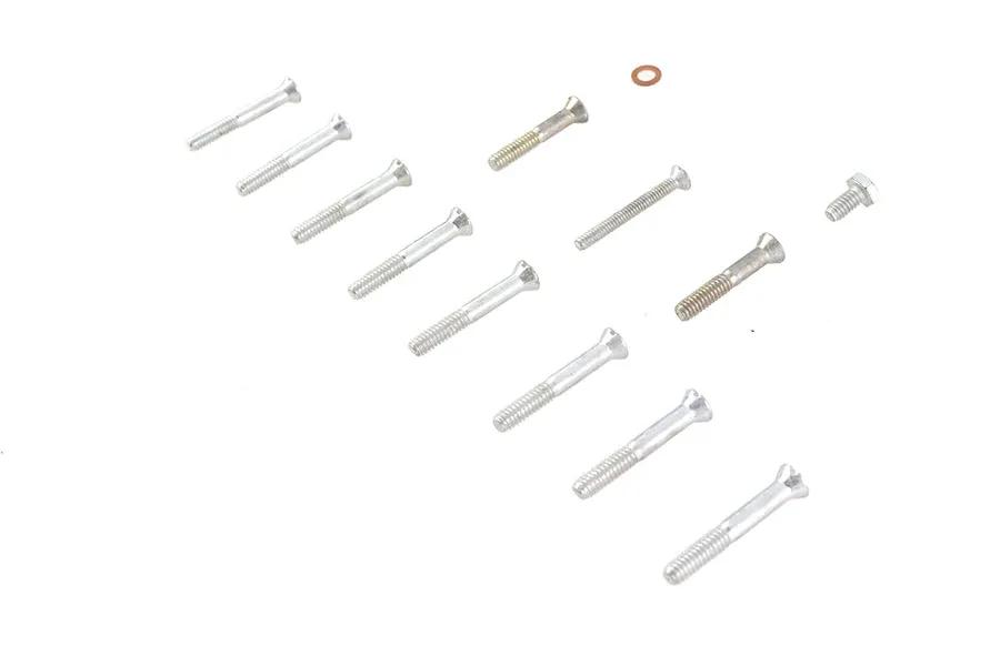 Colony Stock Primary Screw Kit with Cadmium Finish for Harley Davidson XLH Models by Colony