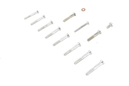 Colony Stock Primary Screw Kit with Cadmium Finish for Harley Davidson XLH Models by Colony