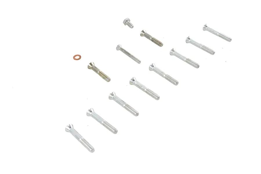 Colony Stock Primary Screw Kit with Cadmium Finish for Harley Davidson XLH Models by Colony