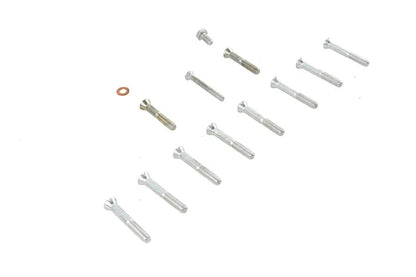 Colony Stock Primary Screw Kit with Cadmium Finish for Harley Davidson XLH Models by Colony