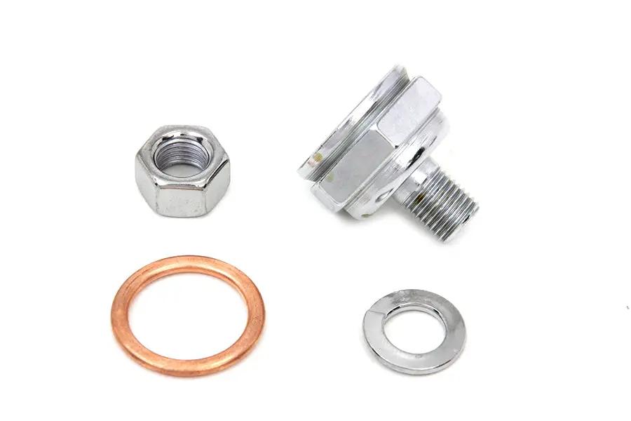 Colony Linkert Carburetor Bowl Chrome Lock Nut for Harley Davidson FL Models by Colony