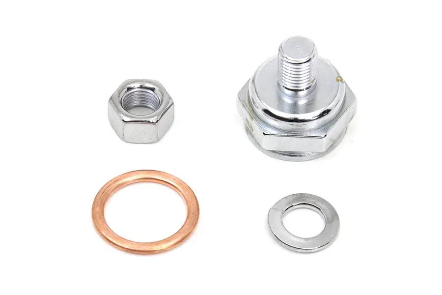 Colony Linkert Carburetor Bowl Chrome Lock Nut for Harley Davidson FL Models by Colony