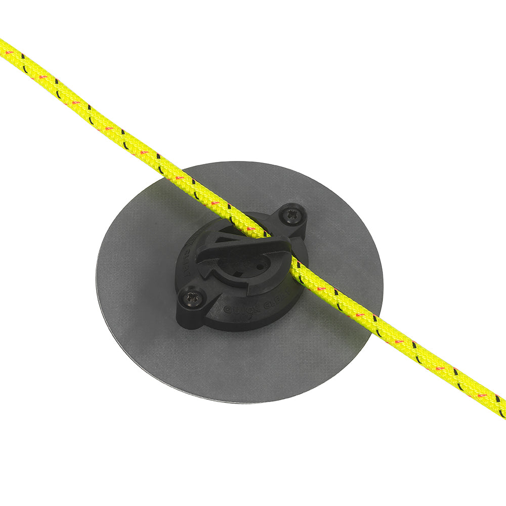 Barton Marine Quick Cleat on a Patch for Inflatable Boats - 1/4 inch Rope