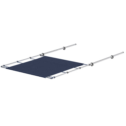 SureShade PTX Power Shade - 51-Inch Stainless Steel Navy Boat Shade System