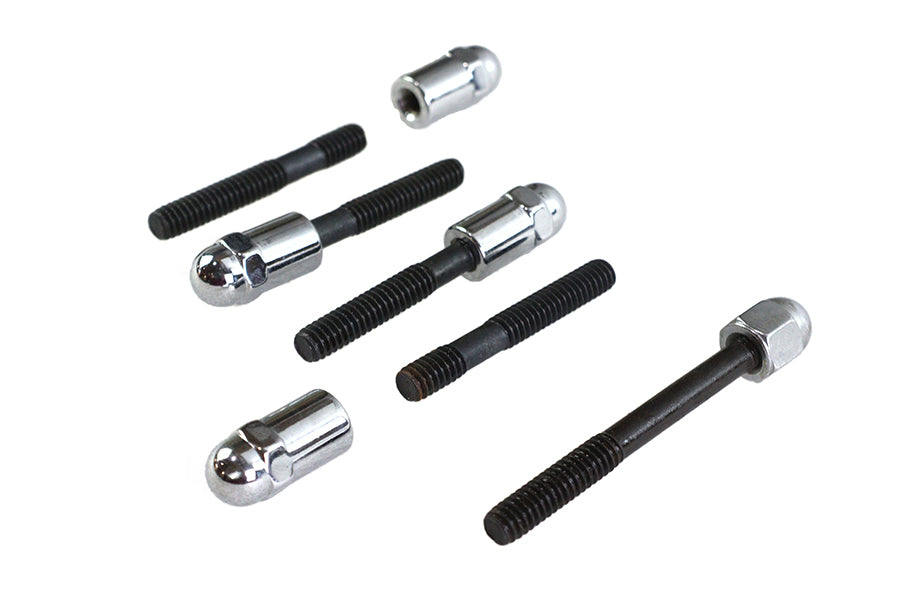 Colony Transmission Shifter Cover Screw Acorn Style Kit for Harley Davidson FL Models