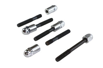 Colony Transmission Shifter Cover Screw Acorn Style Kit for Harley Davidson FL Models
