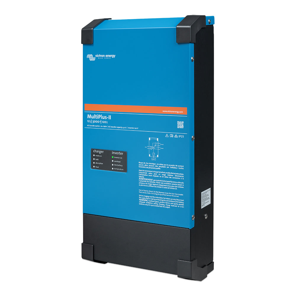 Victron Energy MultiPlus-II 12/3000 120V Dual Inverter Charger with PowerAssist and Remote Monitoring