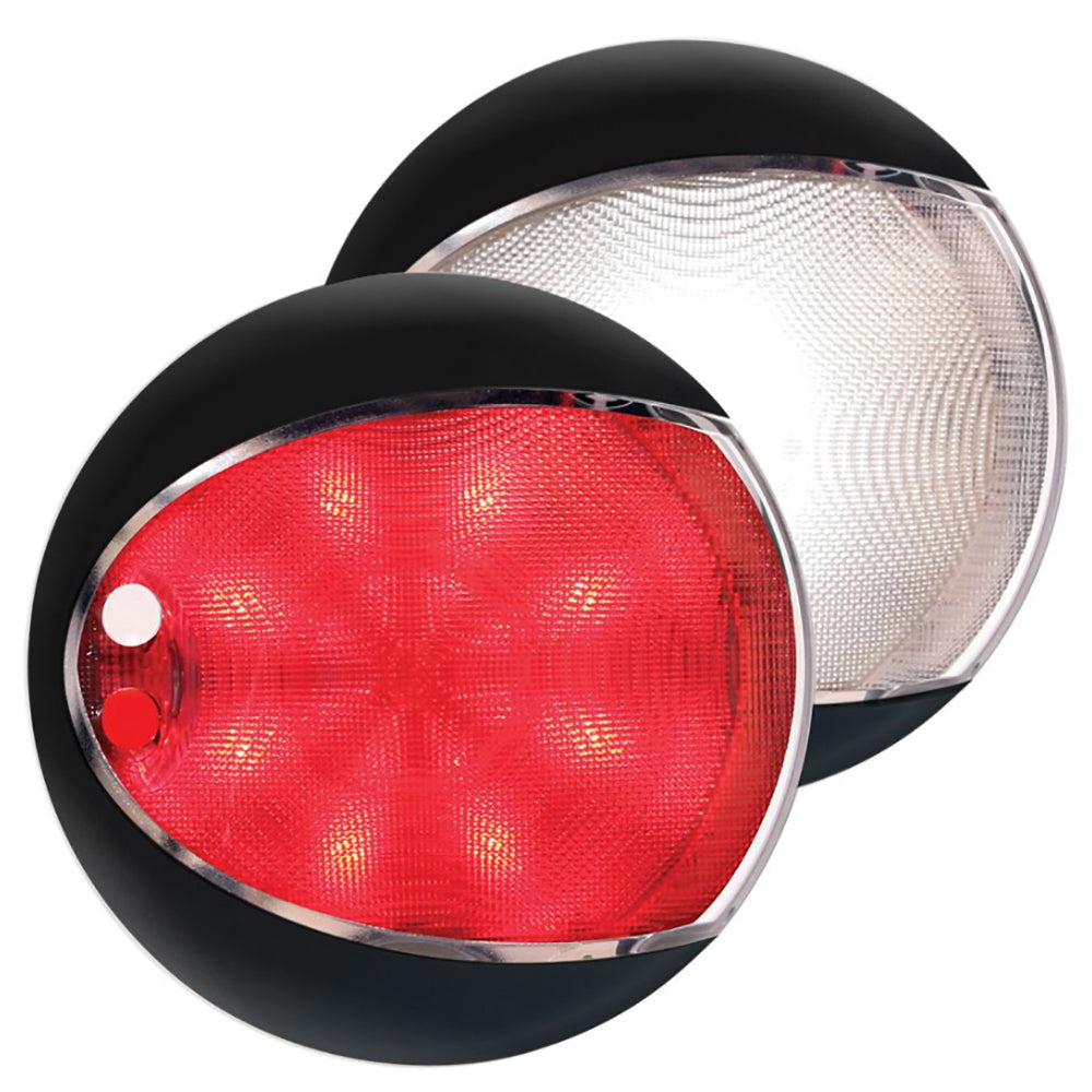 Hella Marine EuroLED 130 Touch White/Red LED Lamp with Black Shroud