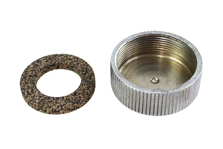 Colony Fuel Filter Strainer Cap Chrome Finish for Harley Davidson VL and WL Models by Colony
