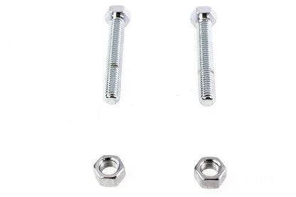 Colony Chrome Rear Axle Adjuster Screws for Harley Davidson FXST and FLST Models - Part 5-146 by Colony