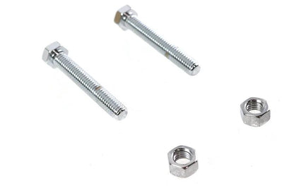 Colony Chrome Rear Axle Adjuster Screws for Harley Davidson FXST and FLST Models - Part 5-146 by Colony