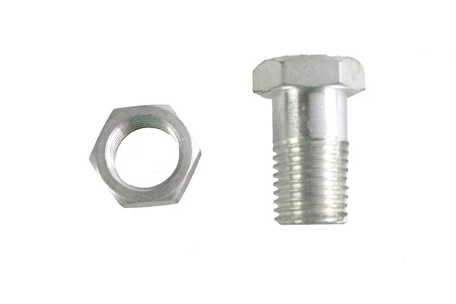 Colony Brake Cadmium Cable Adjuster for Harley Davidson EL and UL Models by Colony