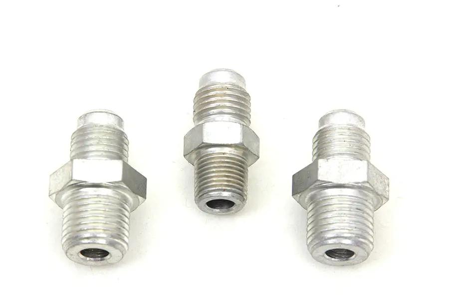Colony Cadmium Oil Feed Line Fitting for Harley Davidson FL 1942-1947 by Colony