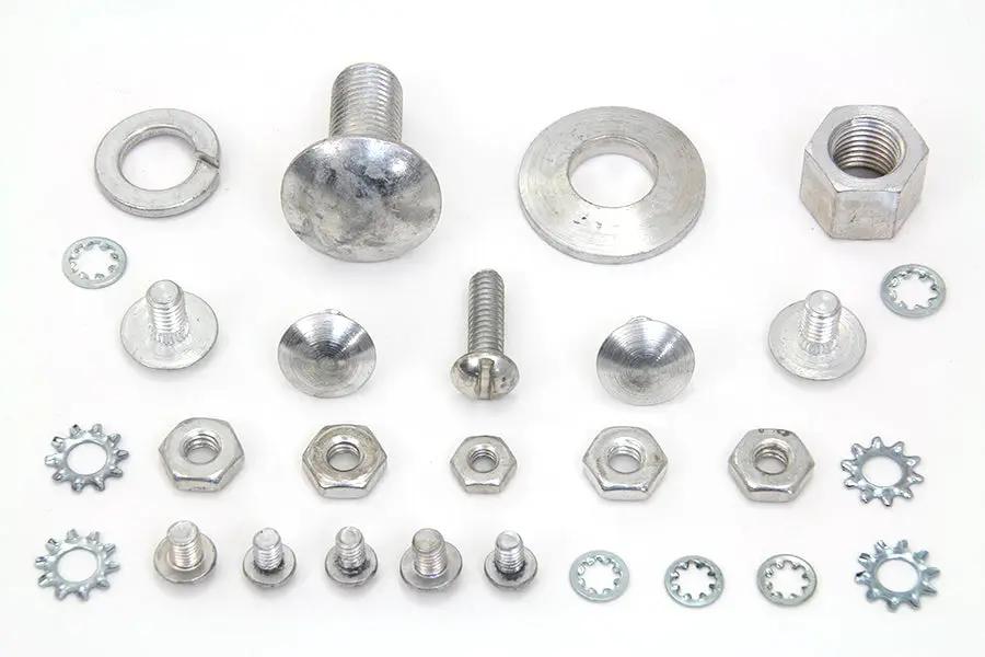 Colony Cadmium Headlamp Mount Kit for Harley Davidson EL and FL Models by Colony