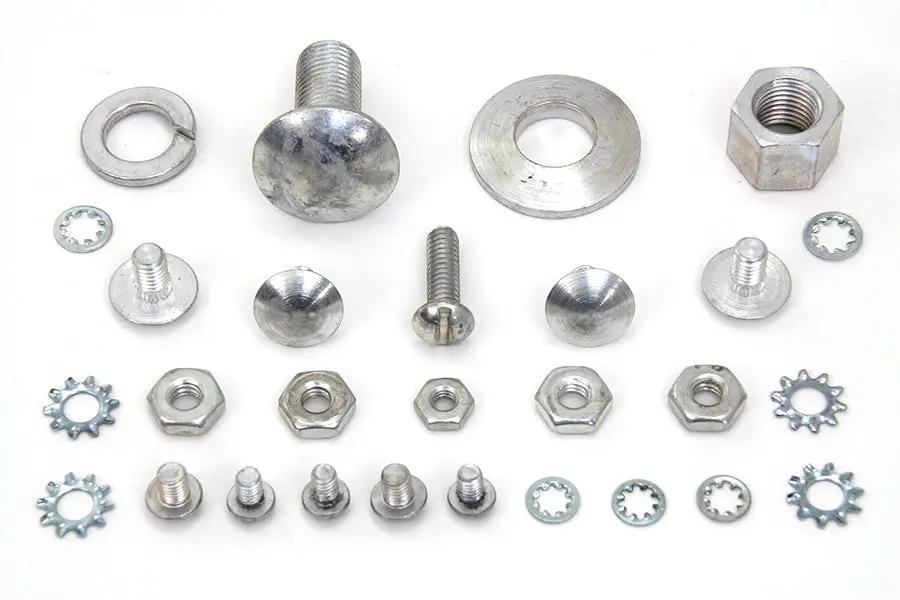 Colony Cadmium Headlamp Mount Kit for Harley Davidson EL and FL Models by Colony