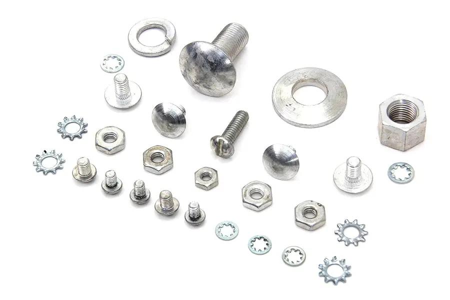 Colony Cadmium Headlamp Mount Kit for Harley Davidson EL and FL Models by Colony