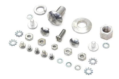 Colony Cadmium Headlamp Mount Kit for Harley Davidson EL and FL Models by Colony