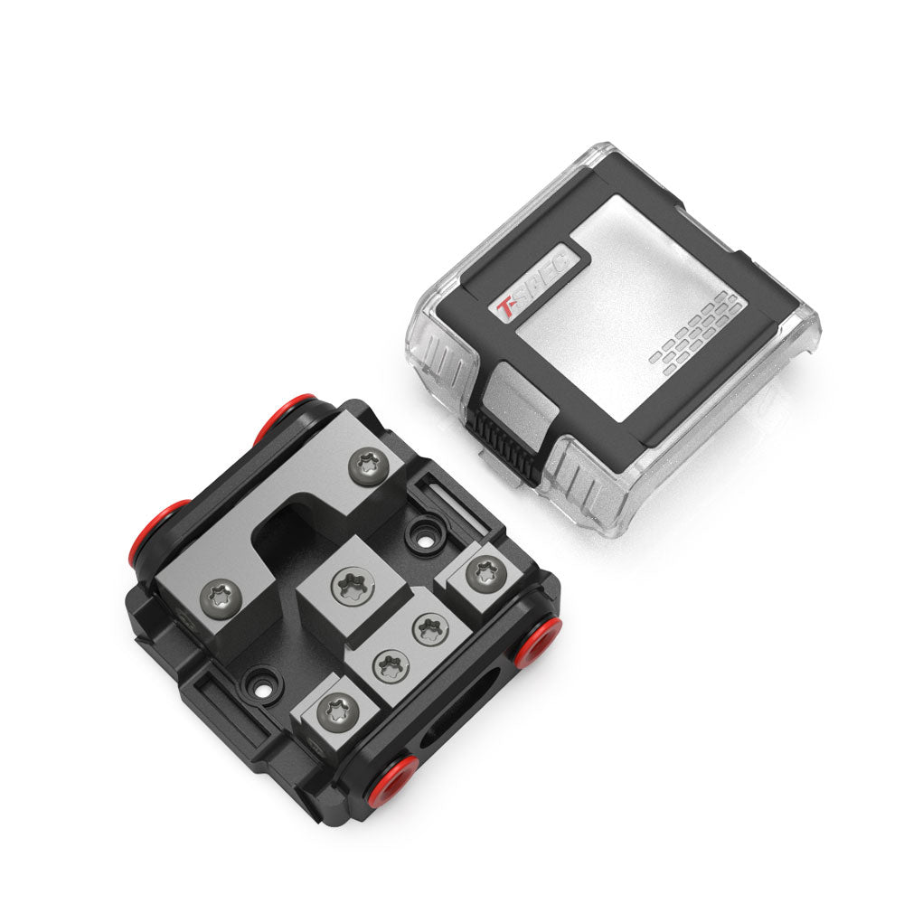 T-Spec VPNB2 ManL 2-Position All-In-One Distribution Block with Cover for Power and Ground Distribution