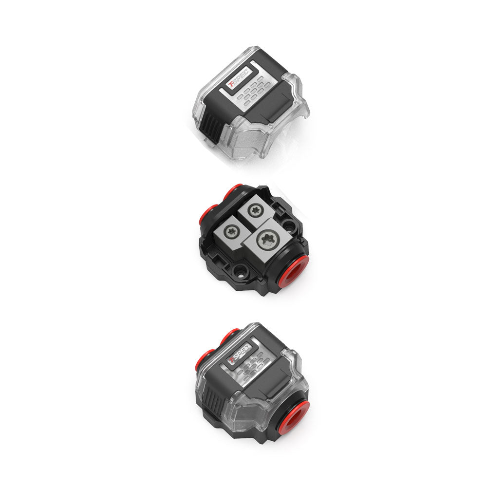 T-Spec VDB2 2-Position Distribution Block with Cover for High-Current Power Distribution